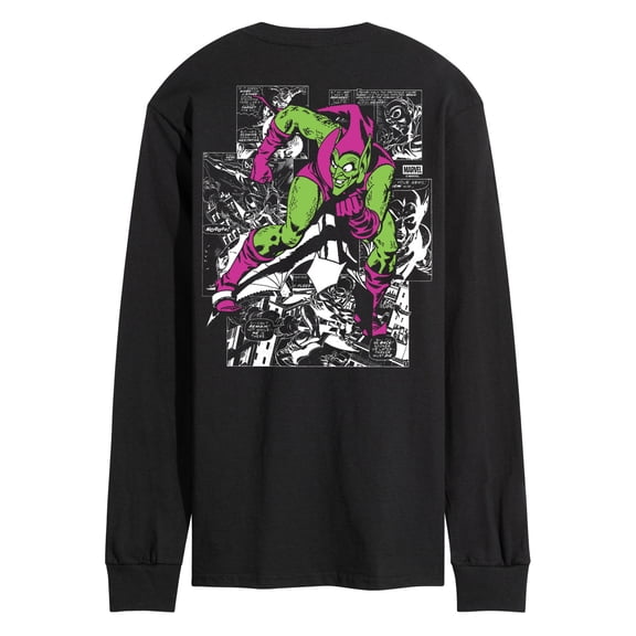 Spiderman - Green Goblin Panels - Men's Long Sleeve Graphic T-Shirt