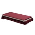 thumbnail image 2 of Hoja de cenefa de mesa de masaje Cubierta De Terciopelo Para Mesa De Masaje, Sábana De Belleza Con Orificio, Estilo Rojo Vino 2 Vino tinto al estilo 2 Magideal Hoja de cenefa de mesa de masaje, 2 of 3