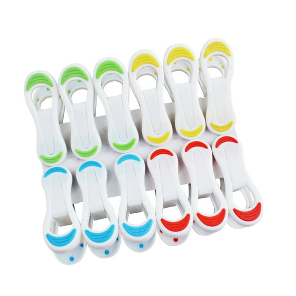 12 Pcs Clothespins Non Slip Travel Laundry Clips Windproof Clothespins Clothes Pin