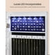 thumbnail image 4 of SONGMICS Espejo Joyero de Pared, Espejo Joyero Colgante sin Marco, Armario de Joyas con 6 Luces LED, con 2 Cajones, Blanco, 4 of 5