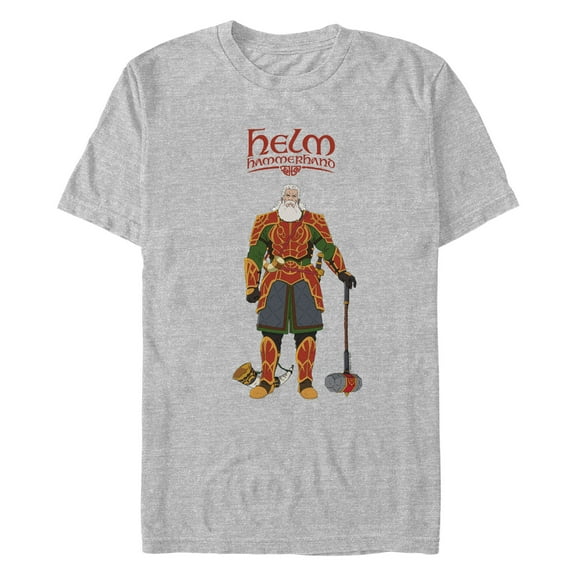 Men's The Lord of the Rings: The War of the Rohirrim Helm Hammerhand Graphic T-Shirt