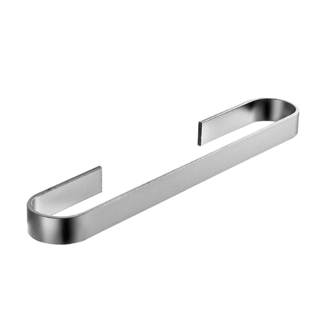 Colgador de baño Zulema organizador de almacenamiento montado en la pared 45cm plata