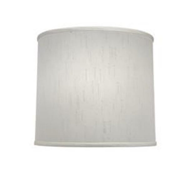 Stiffel ST137 15 x 16 x 14 in. Hardback Deep Drum Lamp Shade, Global White