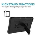 thumbnail image 6 of FIEWESEY for Walmart Onn 8 Pro 8 inch Tablet Case,Heavy-Duty Drop-Proof Shock-Resistant Hybrid Built-in Stand Case for Walmart Onn 8 Pro (Model:100003561)+Screen Protector(Black/Black, 2 Pcs), 6 of 6