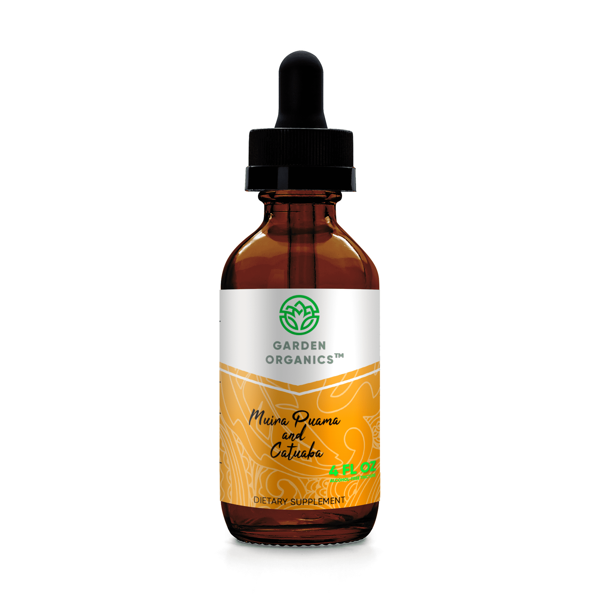 Garden Organics Muira Puama and Catuaba Tincture AlcoholFREE Extract