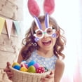 thumbnail image 2 of Xihbxyly Gafas de Conejo, Accesorios Fotográficos Festivos para Pascua, Accesorios Coloridos para Decorar Huevos, Ropa Divertida para Celebraciones, Ideal para Reuniones Familiares, Diseño de Plástic, 2 of 7