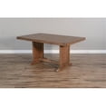 thumbnail image 3 of Sunny Designs Doe Valley 60" Farmhouse Mahogany Wood Table in Taupe Brown, 3 of 6