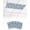 Dusty Blue, White, Indigo, variant on 1 Pack Fluorescent Light Cover for Ceiling Lights, Dark Blue Starfish Coastal Magnetic Classroom Light Filters 4x2 Feet, Summer Beach Nautical Sea Ocean Decorative Ceiling Shade Panel for Office