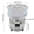 thumbnail image 3 of DENEST Electric Automatic Sifter Shaker Machine Vibrating Screen 110V Stainless Steel, 3 of 14