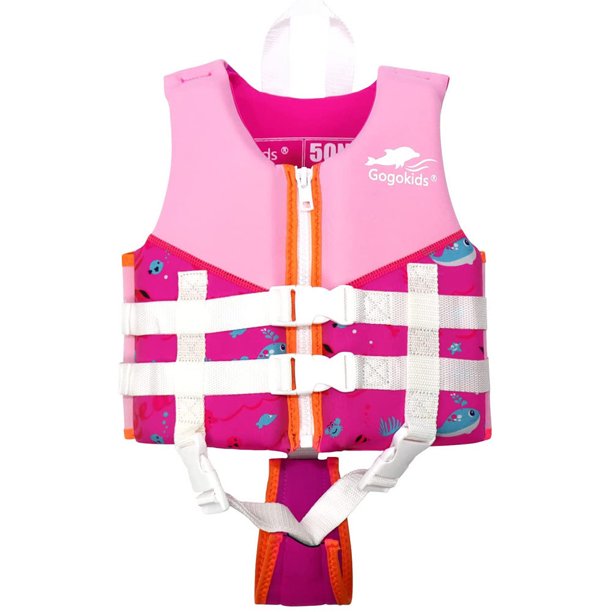 Gogokids Kids Swim Jacket Buoyancy Life Vest Neoprene Float Swimwear