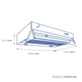 thumbnail image 2 of Campana de Cocina SANAIRE POWER AIR 76 CM BLANCO, 2 of 2