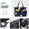thumbnail image 3 of PAYOHTO Space Rocket Planet Large Beach Tote Bags for Womens Mens Sandproof Swim Pool Bag with Zipper for Travel Vacation, 3 of 7