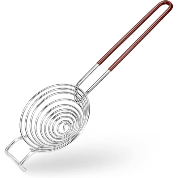LQQBOX 1 Pack Stainless Steel Yolk White Separator Tool Long Handled Egg White Separator, Egg Separator for Baking Cake, Kitchen Gadget