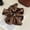 1, variant on Aellinatey French Style Hair Scrunchie Smooth Polyester Multipurpose Elastic Hair Band