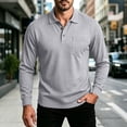 thumbnail image 2 of jjayotai Shirts for Men Long Sleeve Collared Golf Shirt with Pocket Moisture Wicking Quick Dry Performance s, 2 of 6