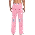thumbnail image 4 of FORMRS Mens Pajama Pants with Pockets Soft Cotton Sleepwear Lounge Bottoms, Sizes S-2XL, Love Connection, 4 of 7