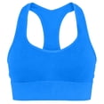 thumbnail image 7 of Rhuody Womens Tank Tops Racerback U Neck Sports Cropped Tanks Wire Free Built In Bra Soft Layering Tops For Yoga Gym Classic Wear 4Xl Blue, 7 of 7
