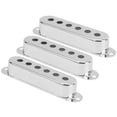 thumbnail image 2 of Single Pickup Cover, Fine Workmanship Long Service Life Guitar Pickup Cover, Durable Practice And Performance For Bands Guitar Bass Argent, 2 of 8