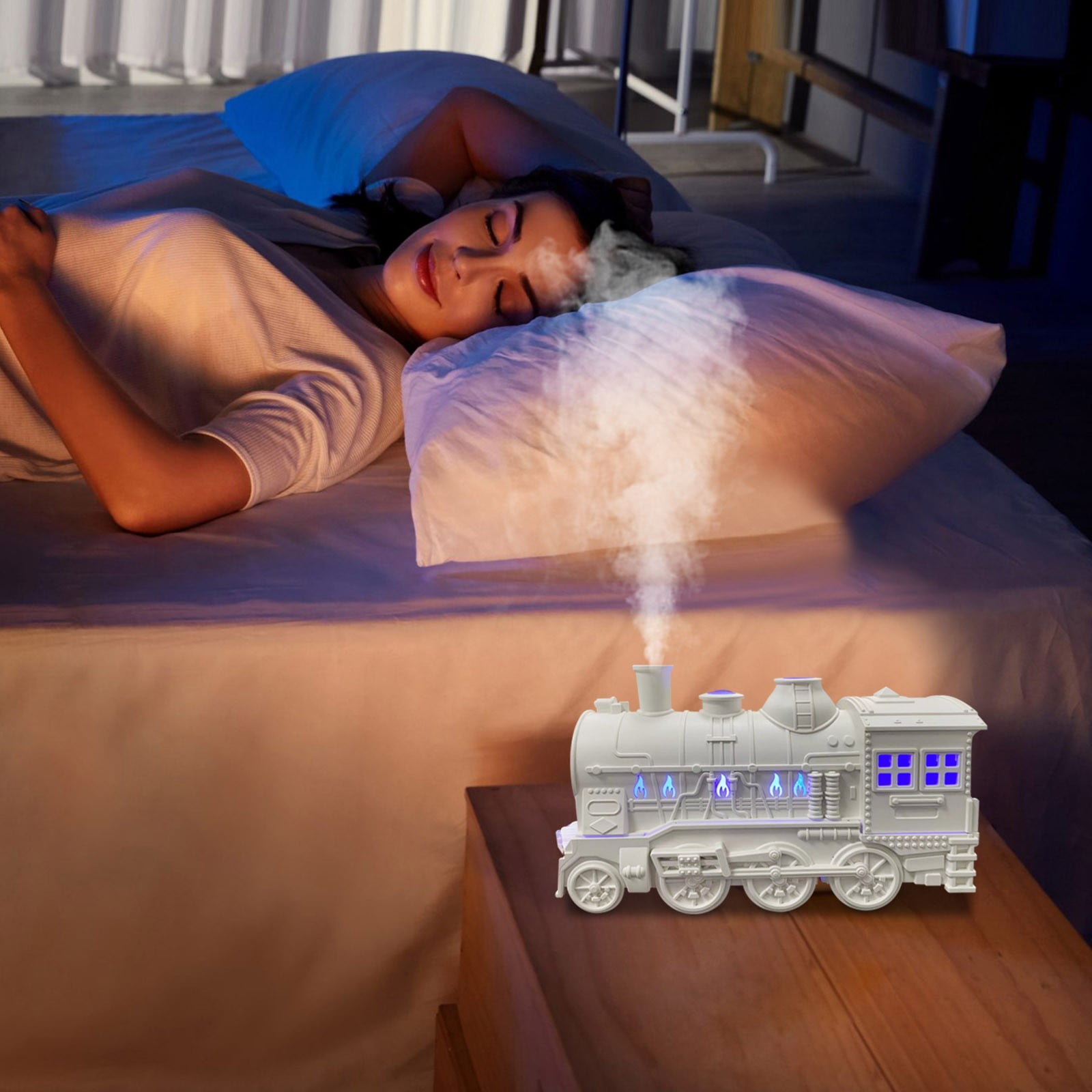 ESULOMP New Train Coil Humidifier Coil Coil Aromatherapy Home Bedroom Essential Oil Aromatherapy Machine