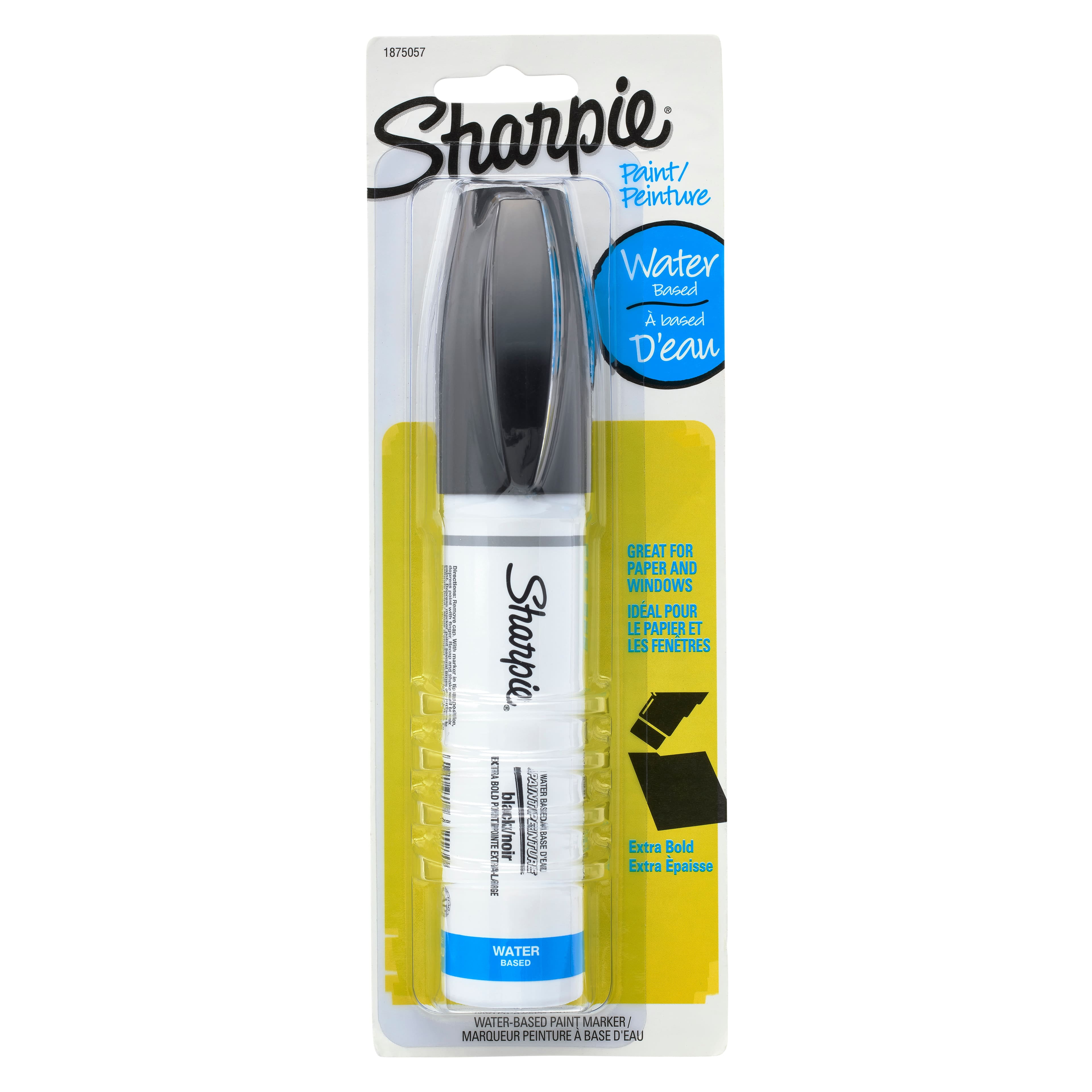 Sharpie Water-Based Paint Markers, Extra Fine Tip, Assorted Metallic,  3/Pack (1783278)