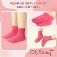 thumbnail image 3 of ELUTONG Toddler Socks, 12 Pack Boys Girls Non Slip Socks with Grippers for Kids Age 1-7, 3 of 7