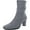 Grey, variant on Aerosoles Cinnamon Women's Ankle Boots Color: Black Size: 8.5