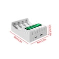 thumbnail image 4 of Inteprter de Circuito Adaptador USB inteligente Pantalla LCD Cargadores 4 Accesorios de alimentación multifuncionales de alto Electrodomésticos blanco, 4 of 6