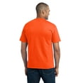 thumbnail image 2 of Port & Company Core Blend Pocket Tee-S (Safety Orange), 2 of 6