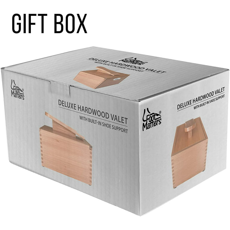 Hardwood Shoe Shine Box – FootMatters Brand