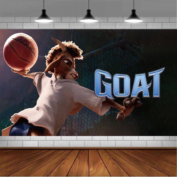GOAT Movie Backdrop Banner Party Supplies Poster Movie Theme Background for Photography Birthday Decorations