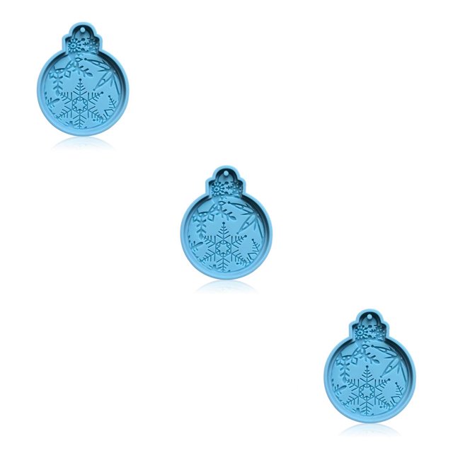 Cateissary Molde de resina de silicona de Navidad Moldes flexibles Molde temático de Navidad Decoraciones de hotel para interiores Utensilios de Type1 NO1