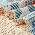 thumbnail image 7 of SCAD Piece by Piece Patchwork 3 Piece Quilt Set, Multi-Colored Patchwork, Includes 2 Pillow Shams, Queen, 7 of 7