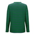 thumbnail image 6 of XIYON Women T Shirts For Spring Crewneck Long Sleeve Striped Tee Shirts Casual Regular Fitted Tops Beach Vacation Clothes, 6 of 6