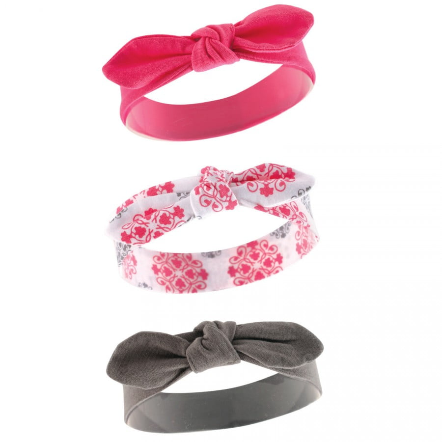 Yoga Sprout Baby and Toddler Girl Cotton Headbands 3pk, Medallion, 024