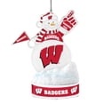 thumbnail image 2 of Topperscot by Boelter Brands NCAA LED Snowman Ornament, University of Wisconsin Badgers, 2 of 2