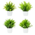 thumbnail image 4 of Inteprter Aspecto realista de las flores artificiales no tóxicas del ABS para las plantas de la sala de estar del hogar y de la oficina falso Decoración Eucalipto, 4 of 6