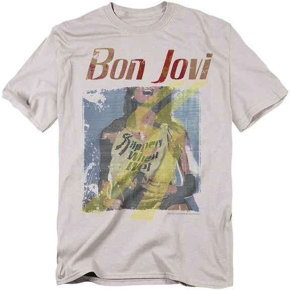 Bon Jovi T-Shirt Slippery When Wet Girl Unisex Graphic Tee For Men & Women