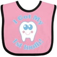 thumbnail image 3 of Inktastic I Got My First Tooth Baby Boy Boys or Girls Baby Bib, 3 of 4
