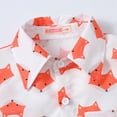 thumbnail image 5 of Hotiary Toddler Baby Boys Summer 2 Piece Outfits Kids Cartoon Graphic Print Suit Children Short Sleeve Lapel Collar Button down Shirt Tops + Elastic Waist Shorts Set for 12 Months-7 Years, 5 of 8