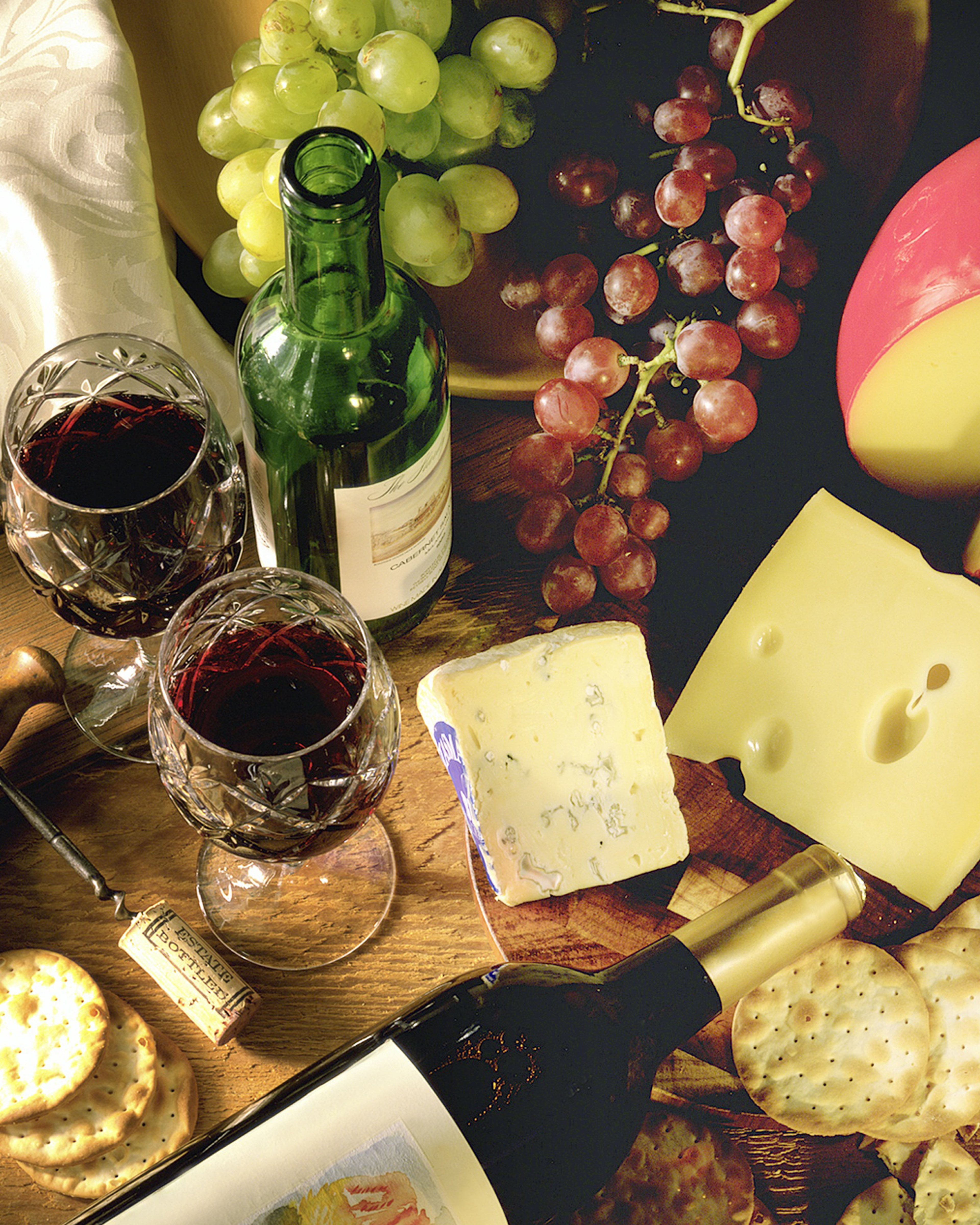 CVPuzzles Wine & Cheese 504 Piece Jigsaw Puzzle 16" X 20"