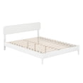 thumbnail image 2 of AFI Florence Queen Solid Wood Low Profile Platform Bed, White, 2 of 13