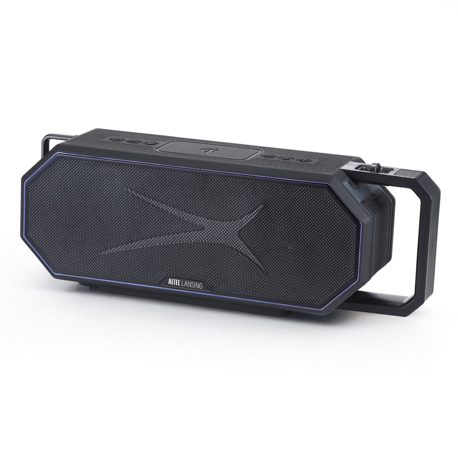 Altec Lansing HydraShock 2.0 EverythingProof™ Bluetooth Speaker, 20H Playtime, HyperEdge LED, Qi Wireless Charging, IP67 Waterproof, Party Sync, USB-C Fast Charge