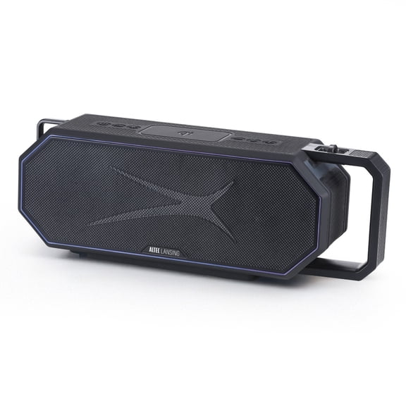 Altec Lansing HydraShock 2.0 EverythingProof™ Bluetooth Speaker, 20H Playtime, HyperEdge LED, Qi Wireless Charging, IP67 Waterproof, Party Sync, USB-C Fast Charge