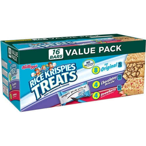 Kelloggs Rice Krispies Marshmallow Squares, 16 ea