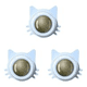 thumbnail image 1 of Juguete Pared Con Hierba Gatera para Masticar Gatitos Limpieza Dientes Morder Gatos () Azul, 1 of 4
