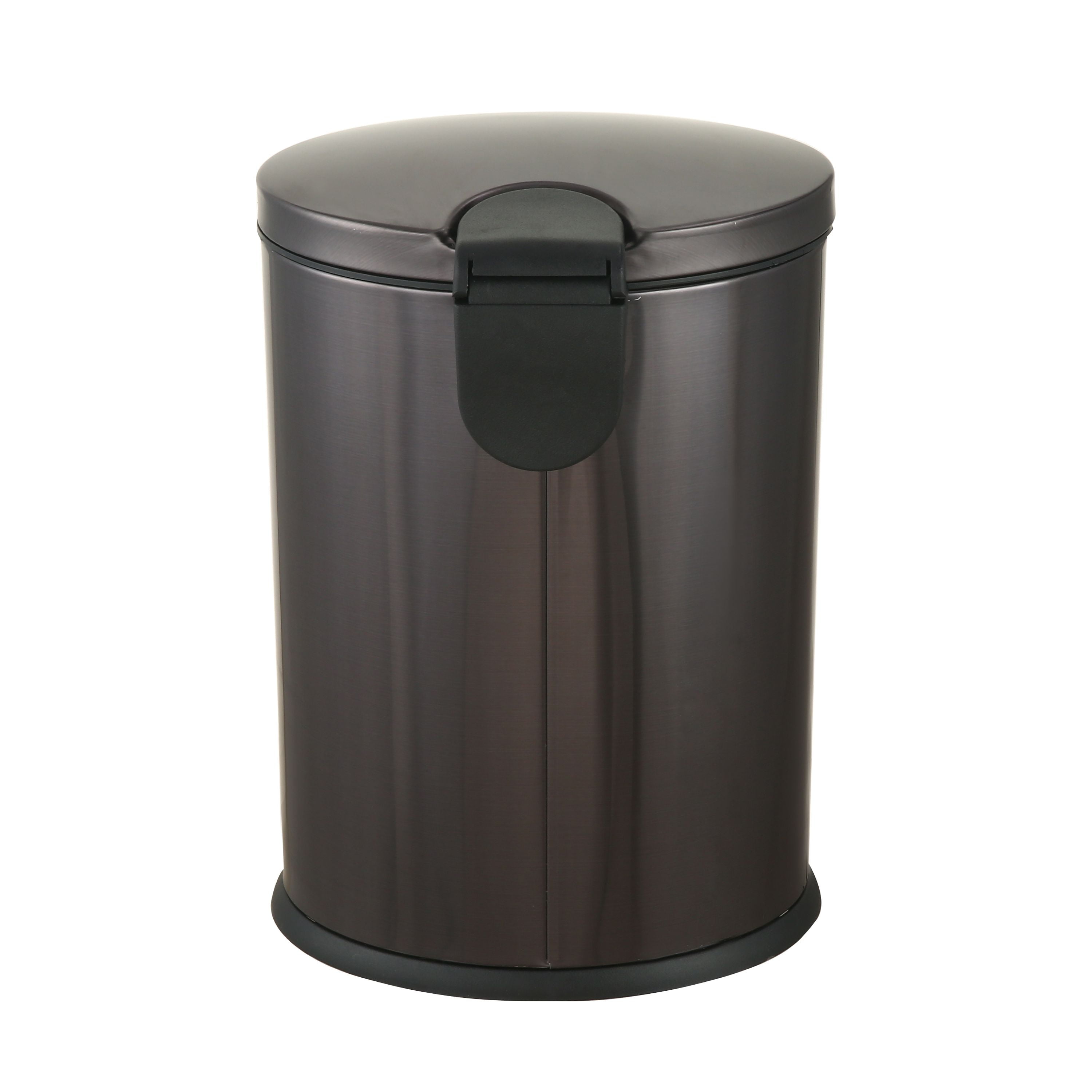 Better Homes & Gardens 7.9 Gallon Trash Can, Oval Kitchen Step Trash Can,  Stainless Steel 