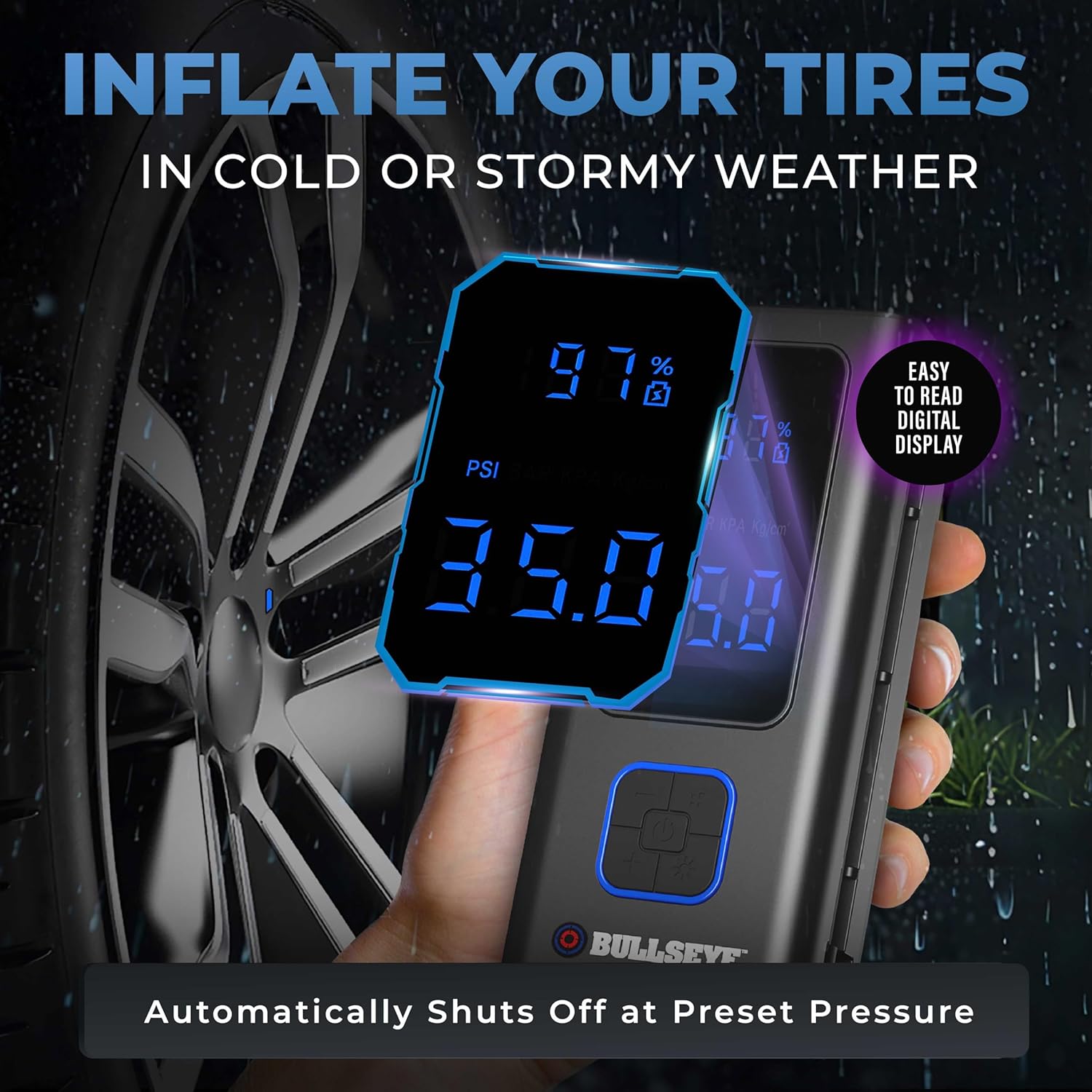 Bullseye Pocket Air Pro Tire Inflator Powerbank photo 4