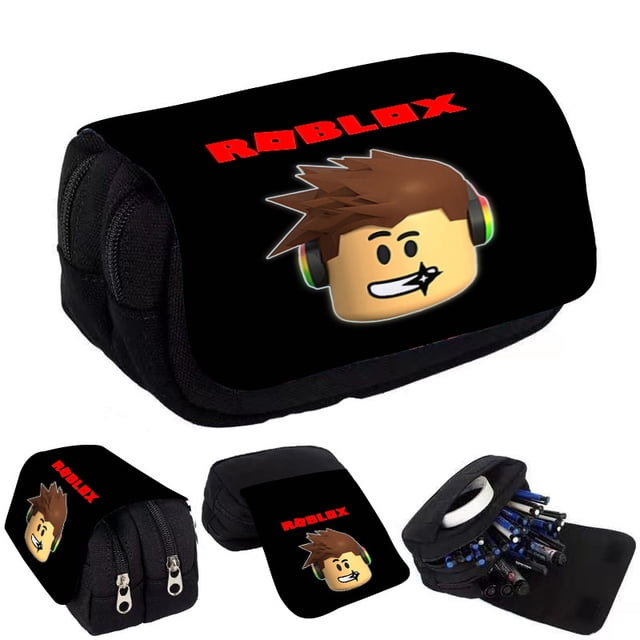 AFeng ROBLOX Trousse à Crayons Boîte de Papeterie Trousse de Rangement pour Stylos Multi-Couches Grande Capacité