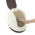 thumbnail image 5 of PAW TRAX Dome Hooded Litter Box, Brown, 5 of 5
