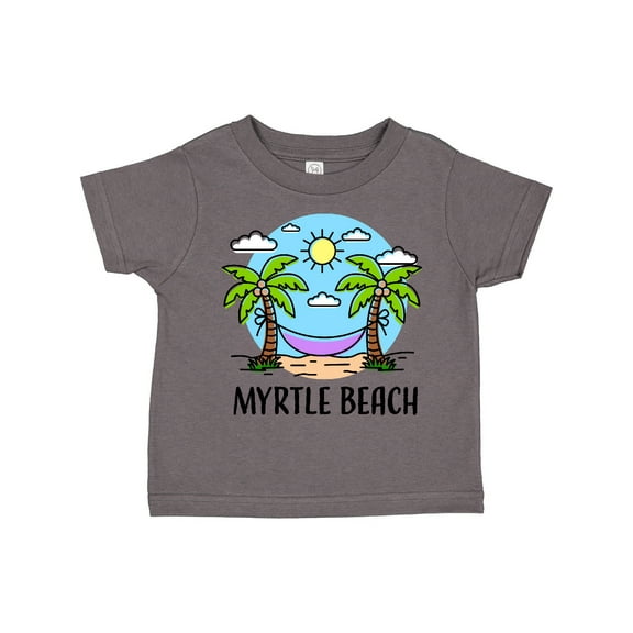 Inktastic Summer Vacation in Myrtle Beach Boys or Girls Toddler T-Shirt